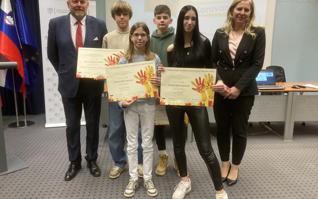 PODELITEV LIKOVNIH PRIZNANJ PRI VELEPOSLANIKU ČEŠKE REPUBLIKE